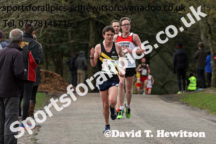 Senior mens English National 12 Stage Road Relay, 2016 English National 12 and 6 Stage Road Relays, Sutton Coldfield, Birmingham. Photo: David T. Hewitson/Sports for All Pics